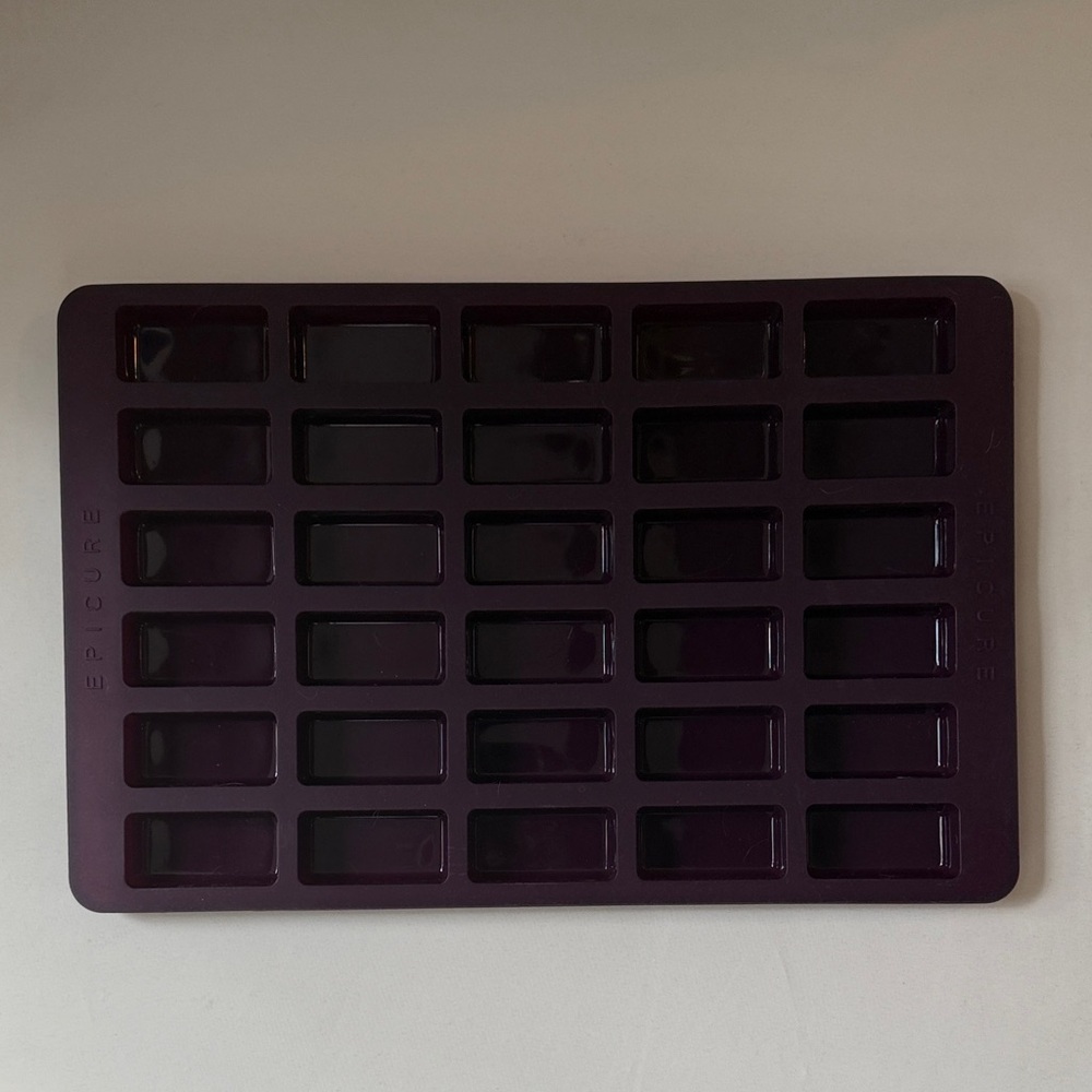 Epicure Silicone Portion Bar Pan - Purple brand new